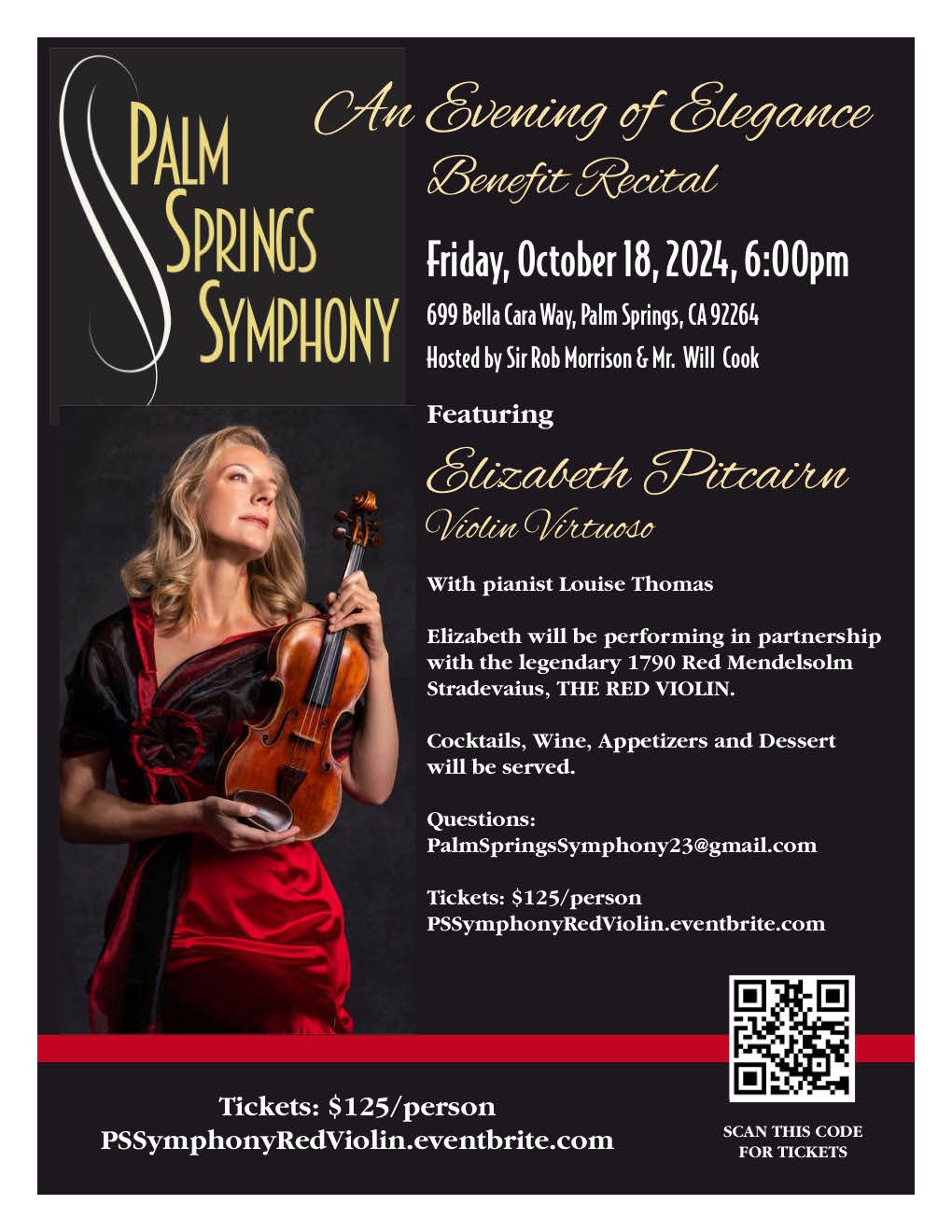 Palm Springs Symphony - An Evening of Elegance at Plaza Theatre - Palm Springs