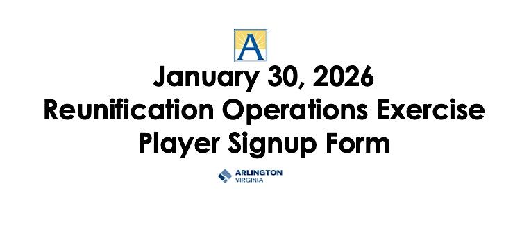 APS and ACG Reunification Exercise - Player Signup