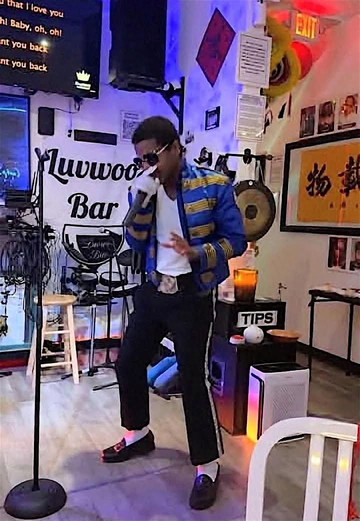 Michael Jackson Solo Vocal Tribute By Corey Melton at Luvwoo Bar (FREE)
