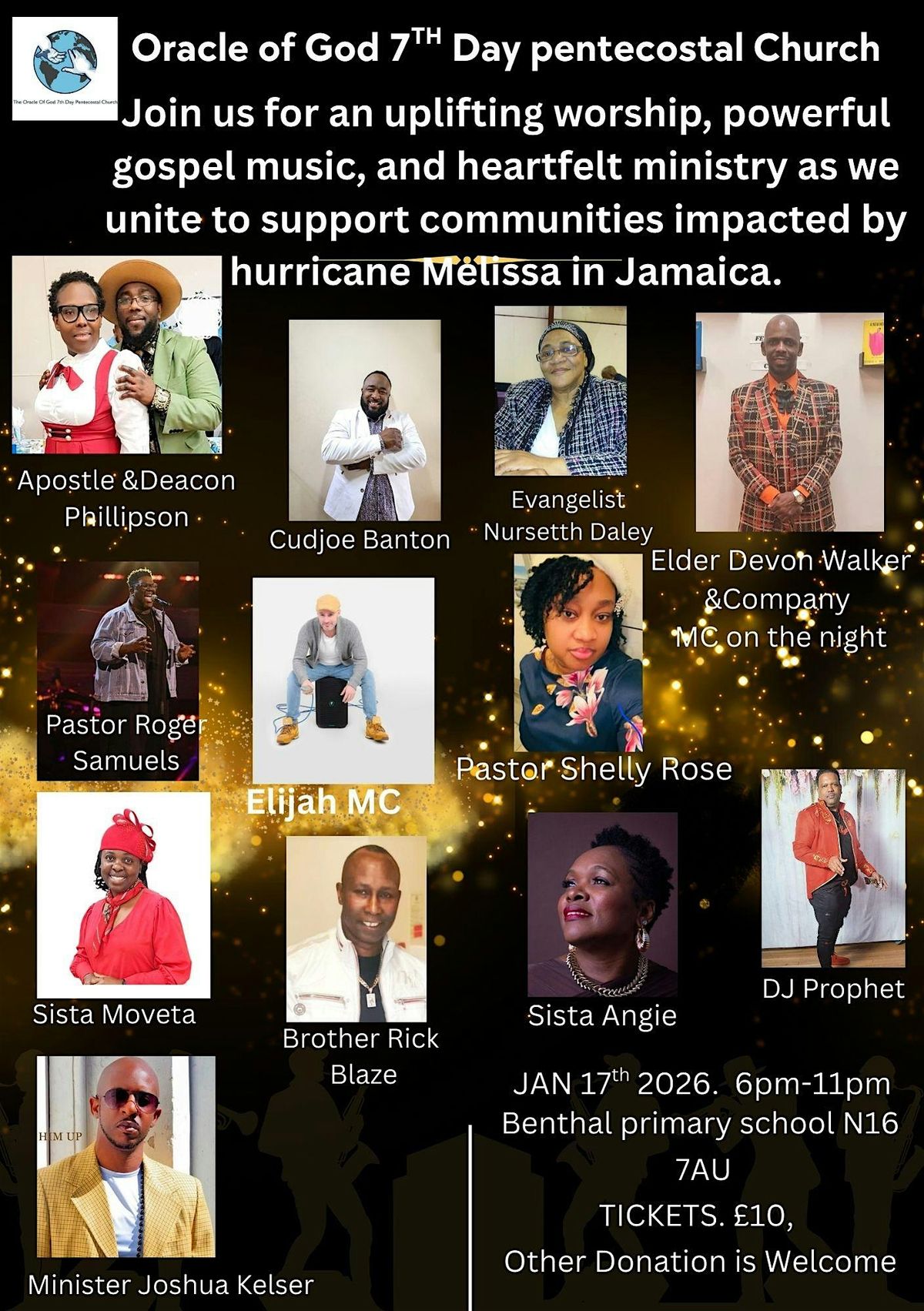 Fund raising gospel concert