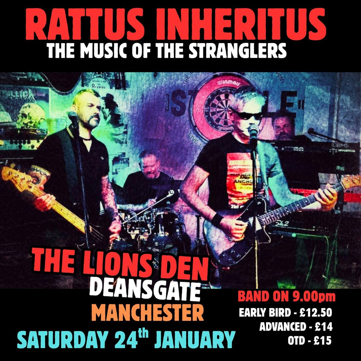 Rattus Inheritus - A Tribute To The Stranglers - Lions Den, Manchester