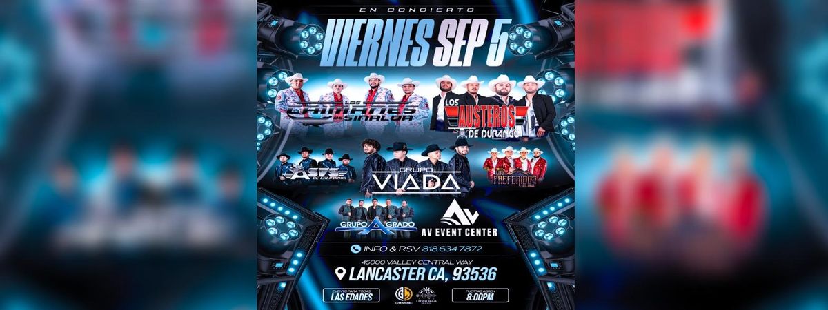 LOS CAIMANES DE SINALOA, GRUPO VIADA & MAS in Lancaster