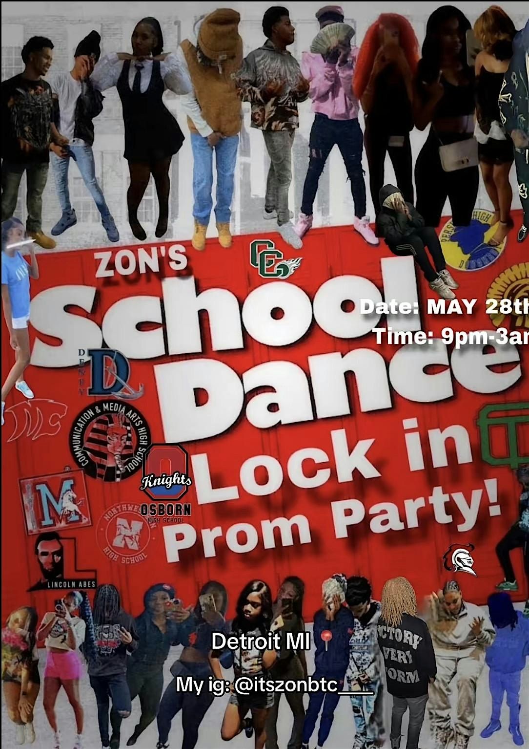School dance prom after-party