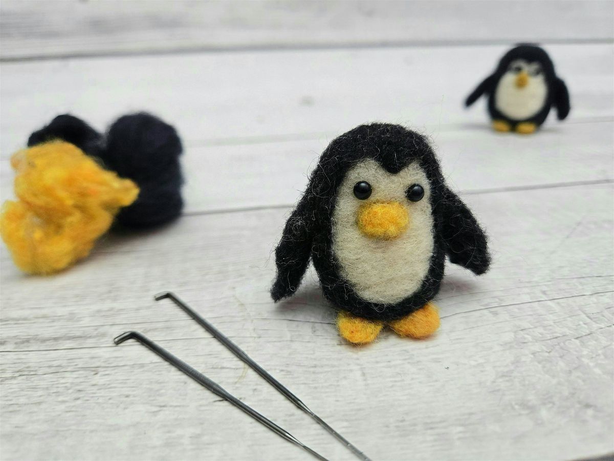 Make a Needle Felted Penguin: A Winter Warmth Workshop