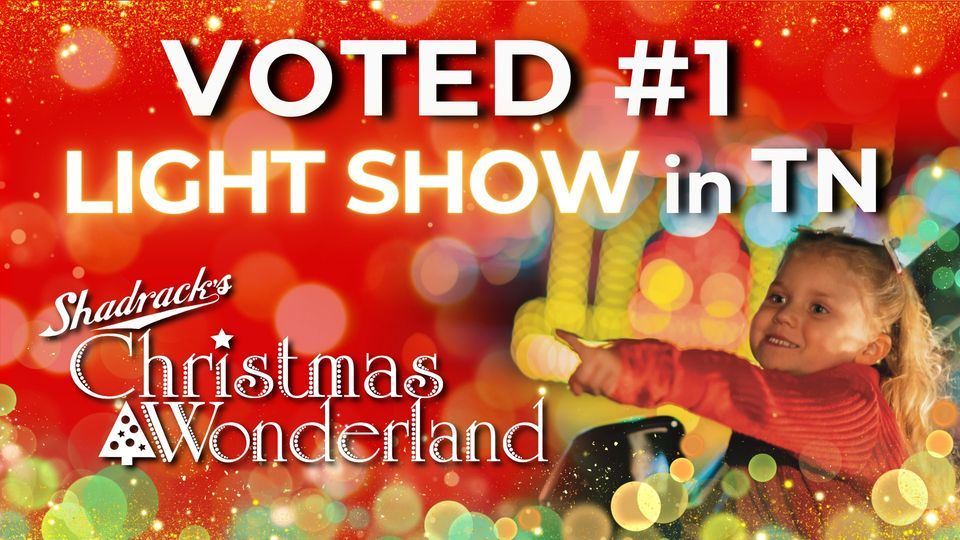 Shadracks Christmas Wonderland Drive Through Christmas Light Show at