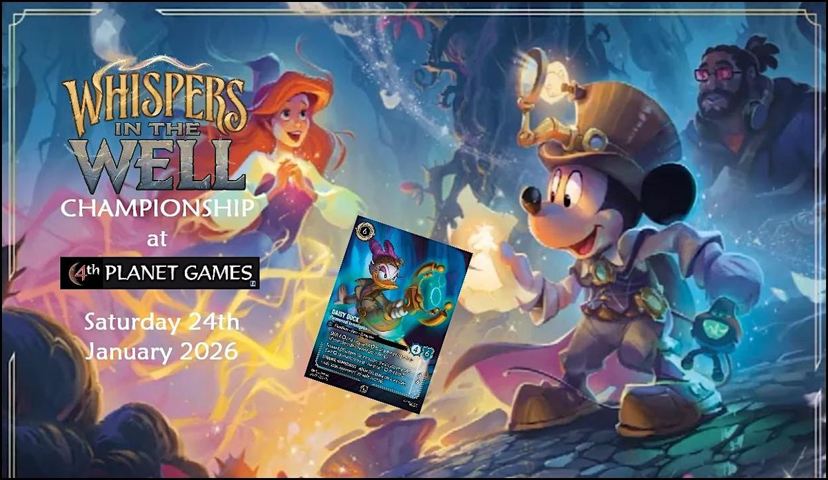 Disney Lorcana Whispers in the Well Championship