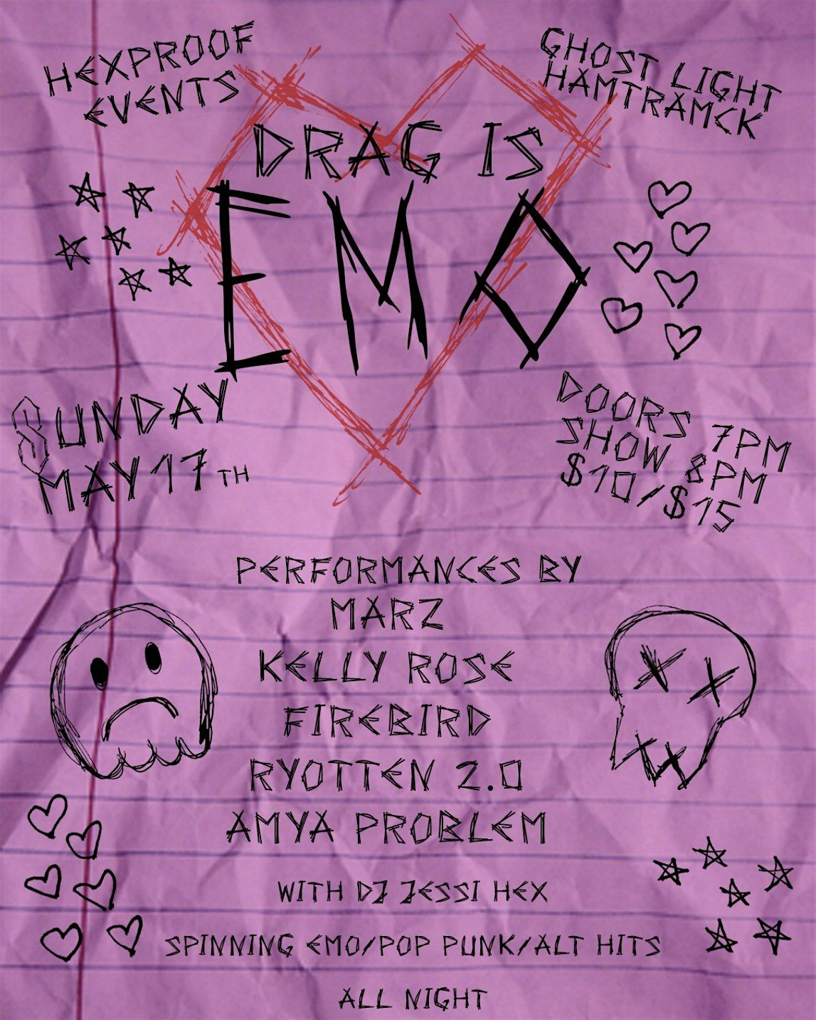 Drag Is Emo - A Very RAWR! Drag Show @ Ghost Light