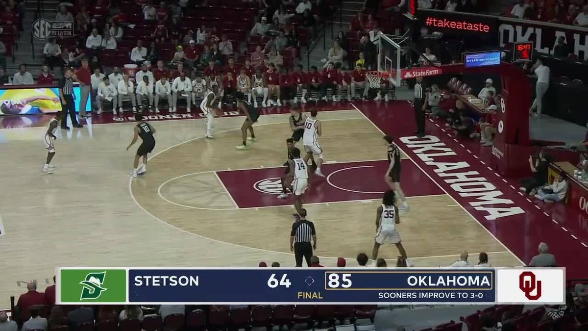 Parking Stetson Hatters at Oklahoma Sooners Mens Basketball