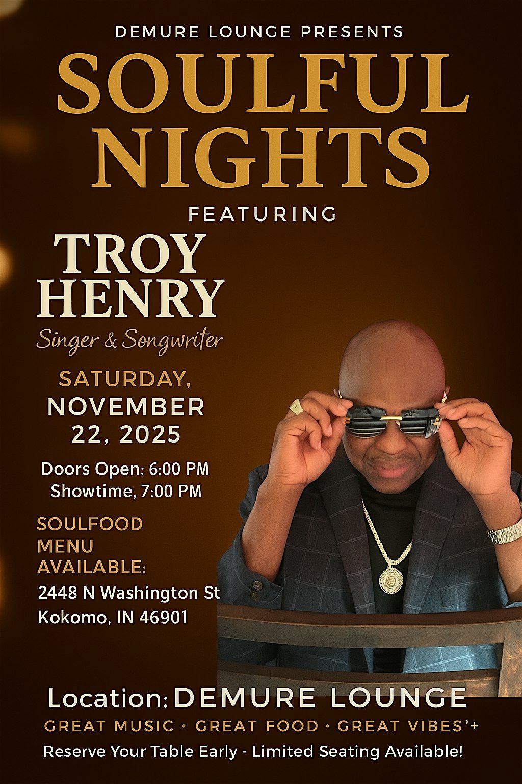 Soulful Nights at Demure Lounge