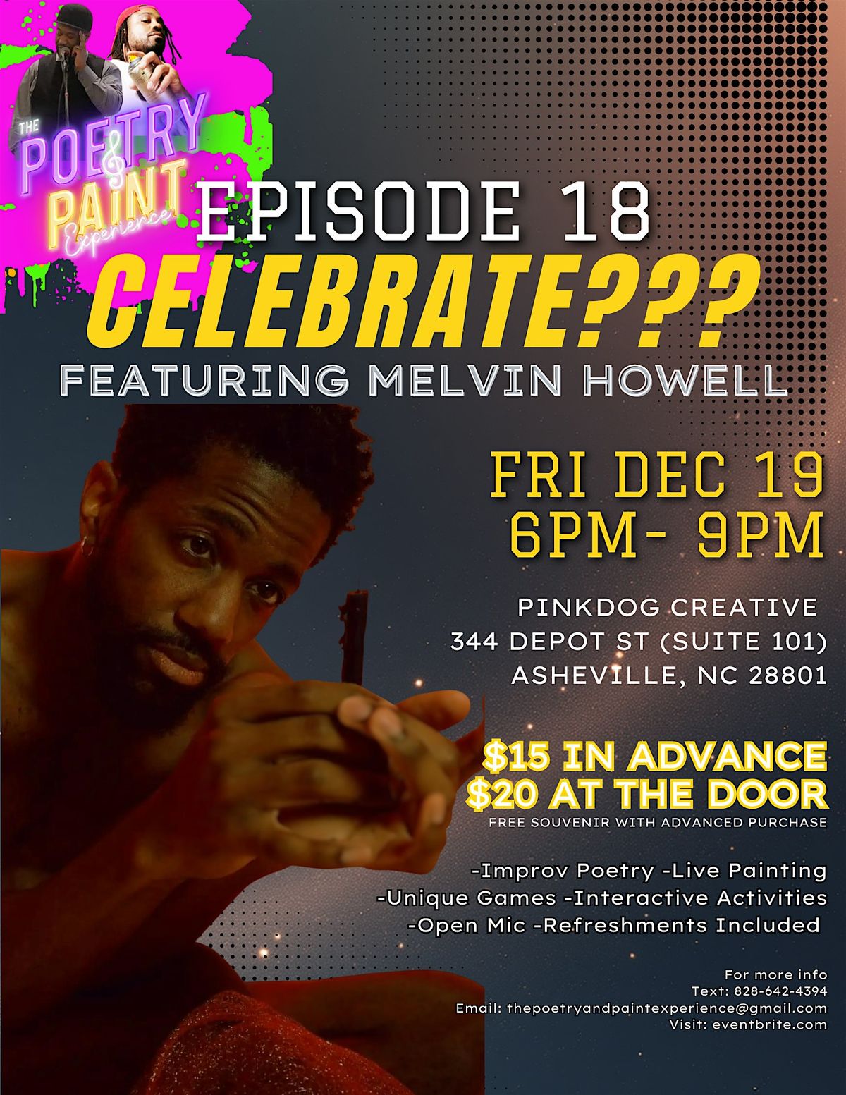 The Poetry & Paint Experience Episode 18 "Celebrate???"