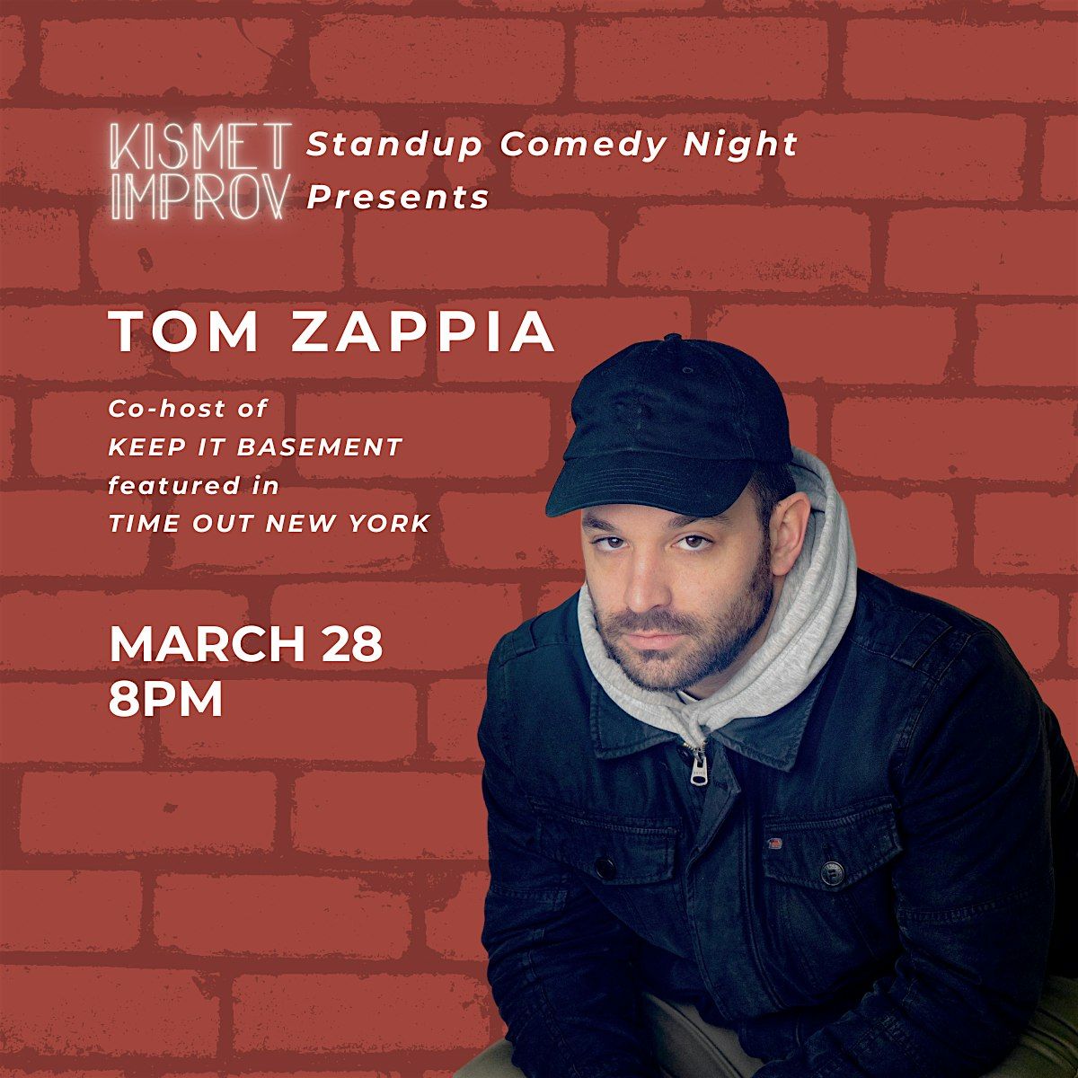 Kismet Improv Presents: TOM ZAPPIA
