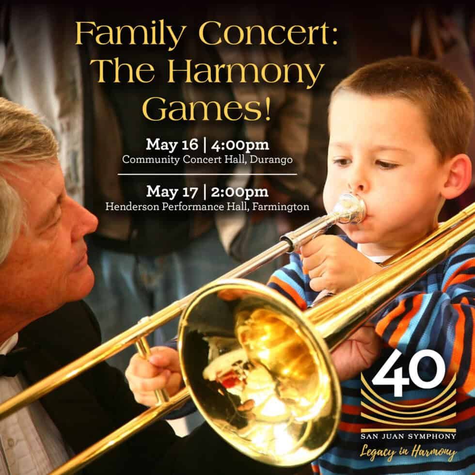 San Juan Symphony - Family Concert: The Harmony Games at Community Concert Hall at Fort Lewis College
