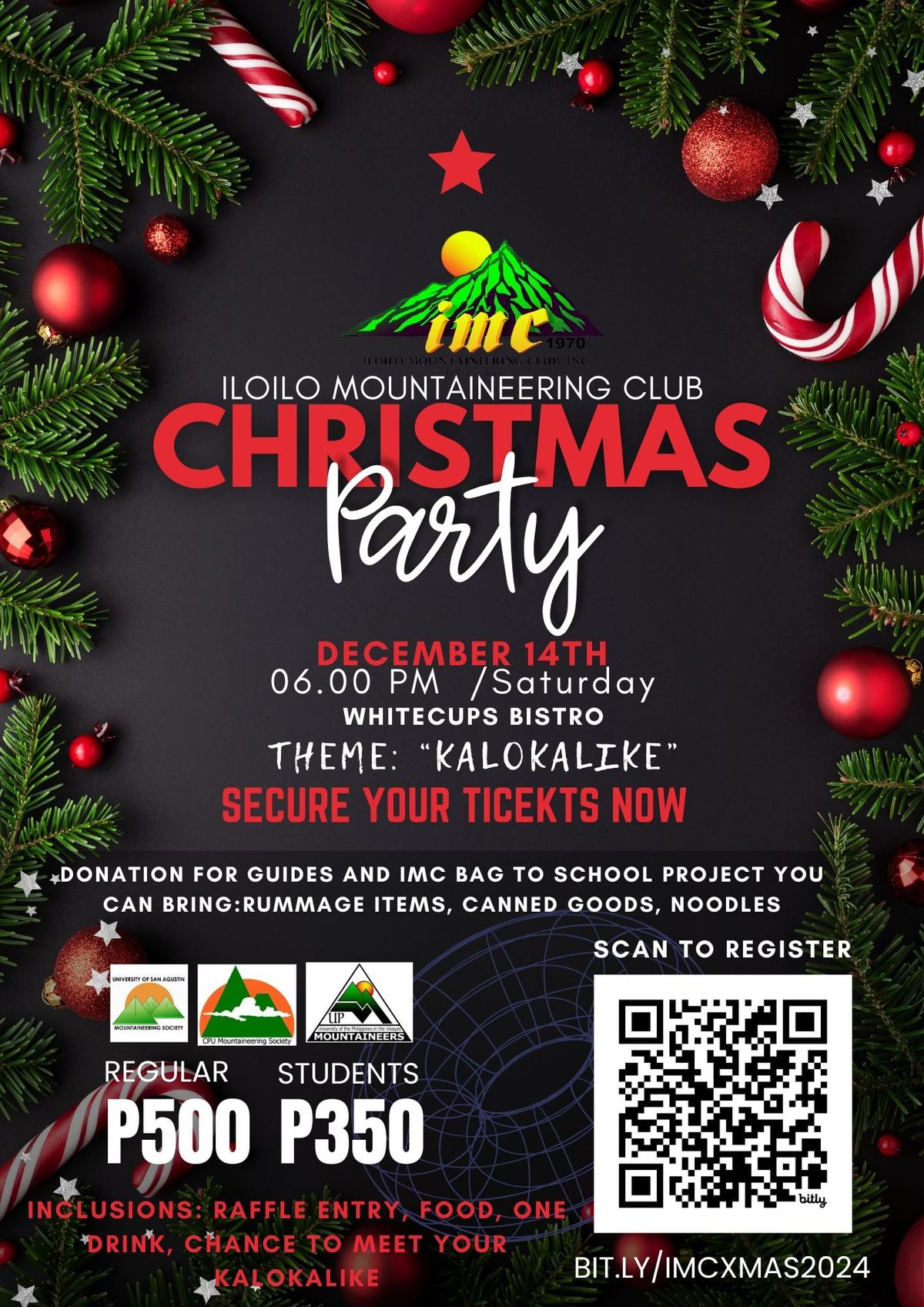 IMC and Schoolbased Clubs Christmas Party 2024 The Grove Iloilo Esplanade December 14, 2024