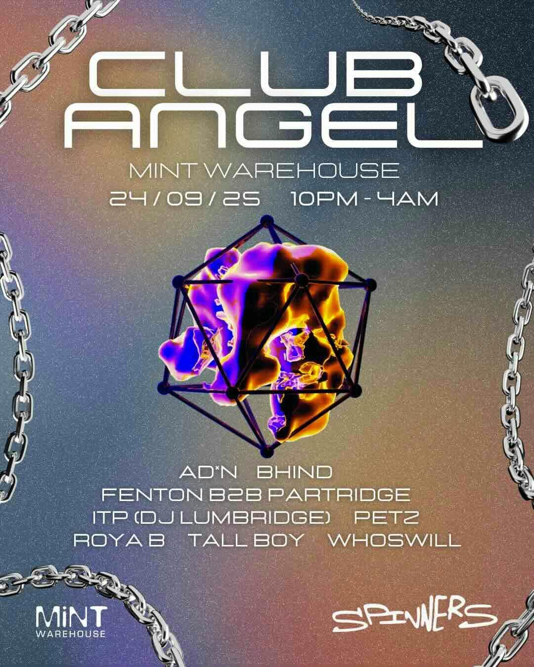 Spinners presents Club Angel