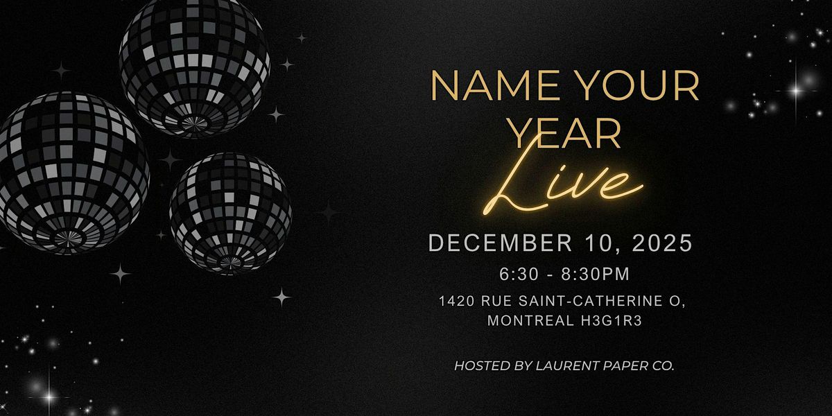 Name Your Year Live
