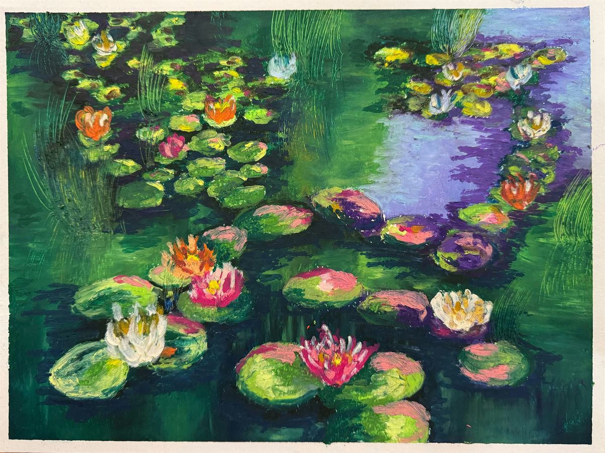 Where Lillies Grow Pastel Art Class