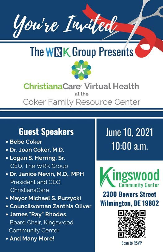 Christianacare At The Coker Family Resource Center Ribbon Cutting Event 2300 Bowers St Wilmington De 4610 United States June 10 21 Christianacare At The Coker Family Resource Center Ribbon Cutting Event 2300 Bowers St Wilmington De 4610 United States June 10 21