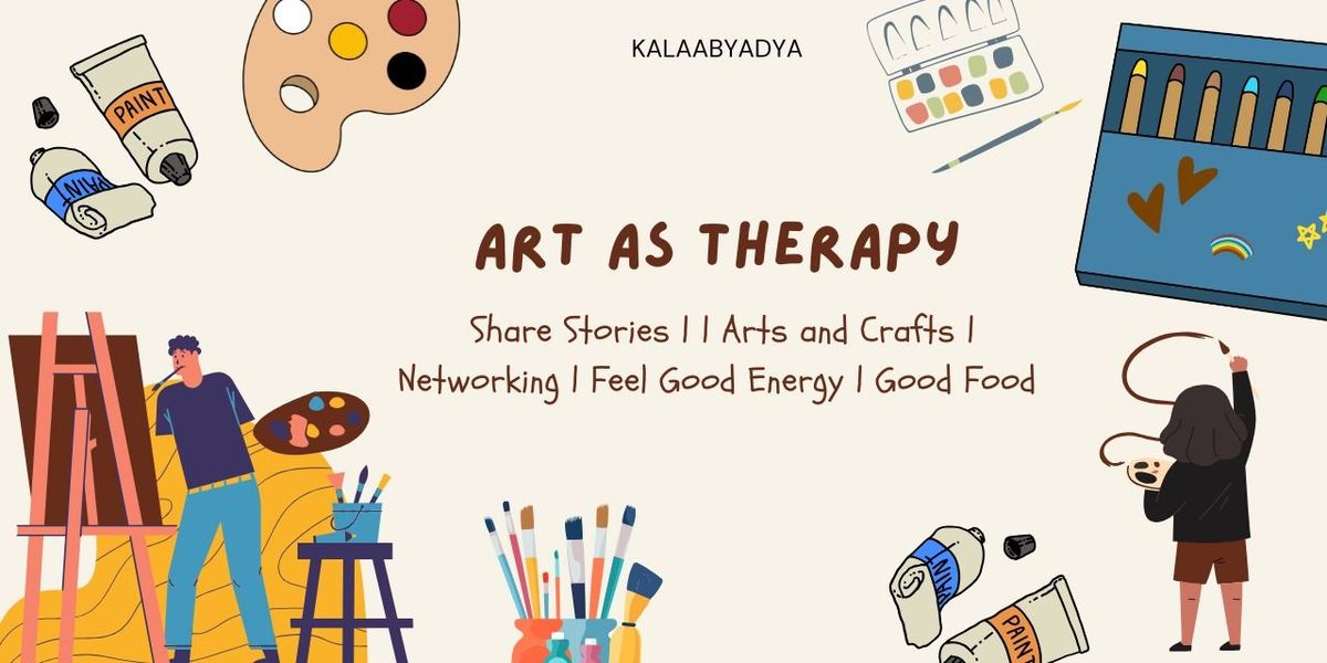 Art as Therapy- Tote Bag X Block Print