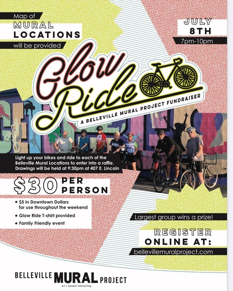 Glow Ride Belleville Mural Project Fundraiser 407 E Lincoln St
