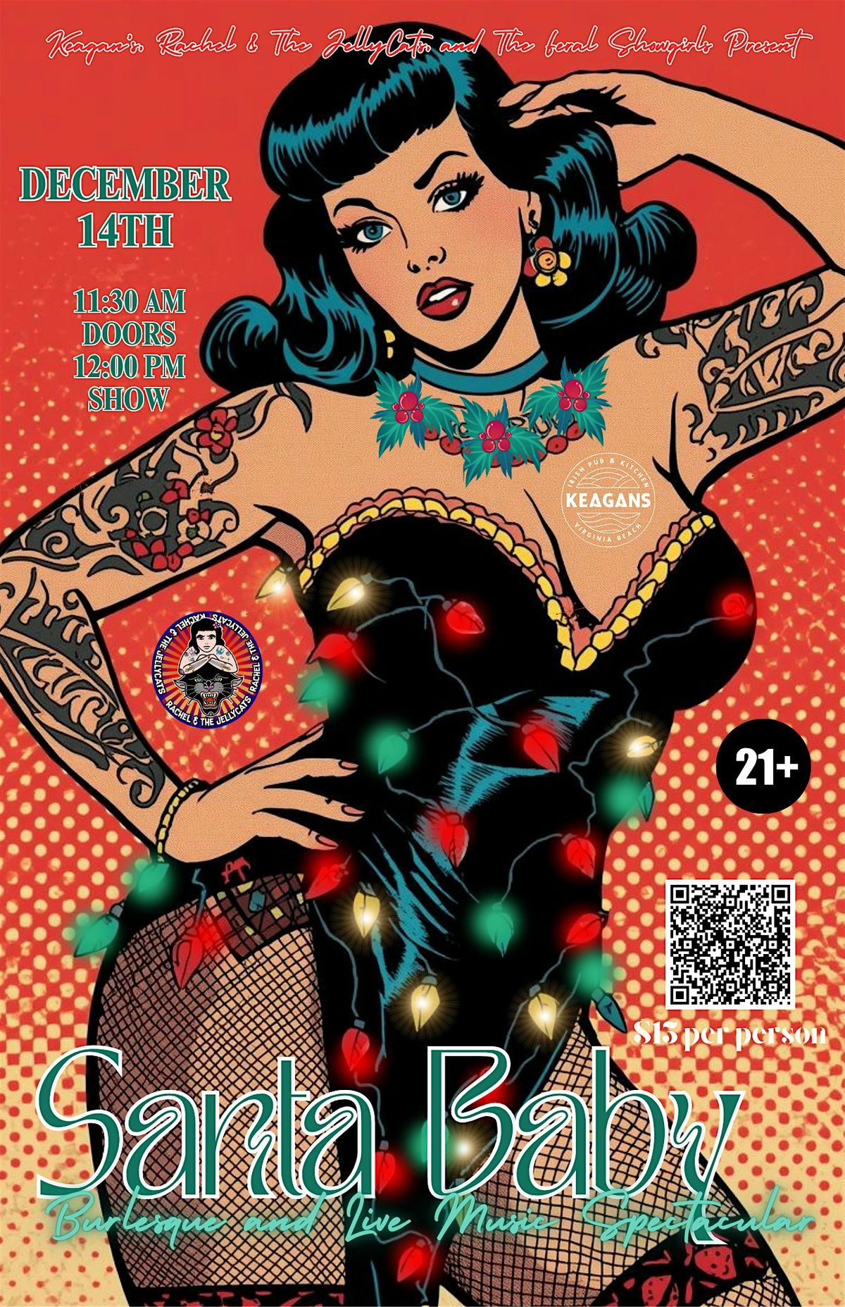 Santa Baby! Live Music and Burlesque Brunch Spectacular!