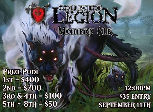 Modern 1k Collector Legion Gardena Ca September 11 21