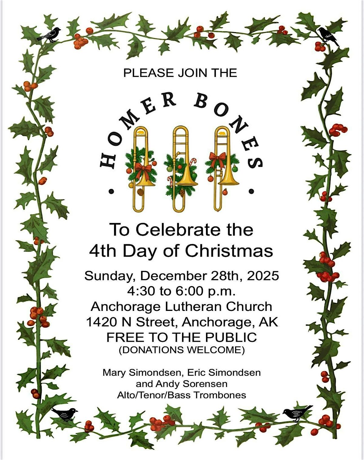 ALC Concert Series: Homer Bones