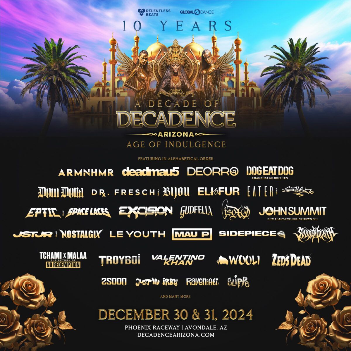 Decadence NYE Arizona - Wednesday at Phoenix Raceway