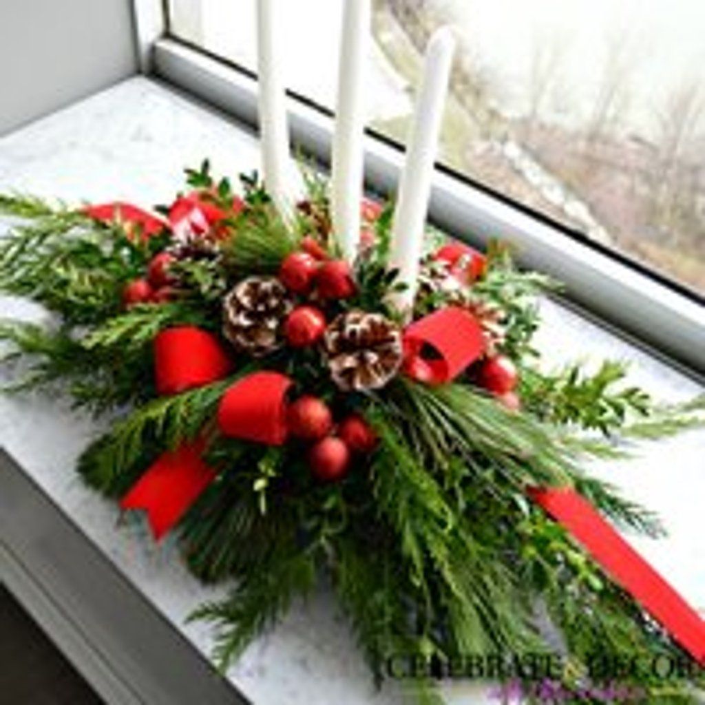 Christmas Flower Table Centerpiece Workshop