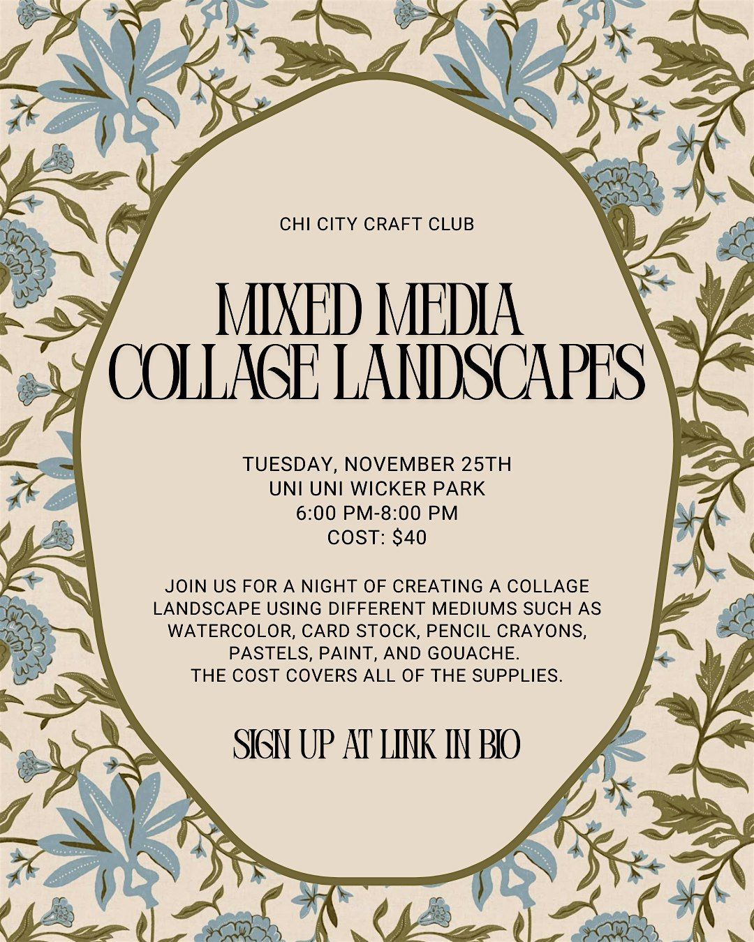 Mixed Media Collage Landscapes