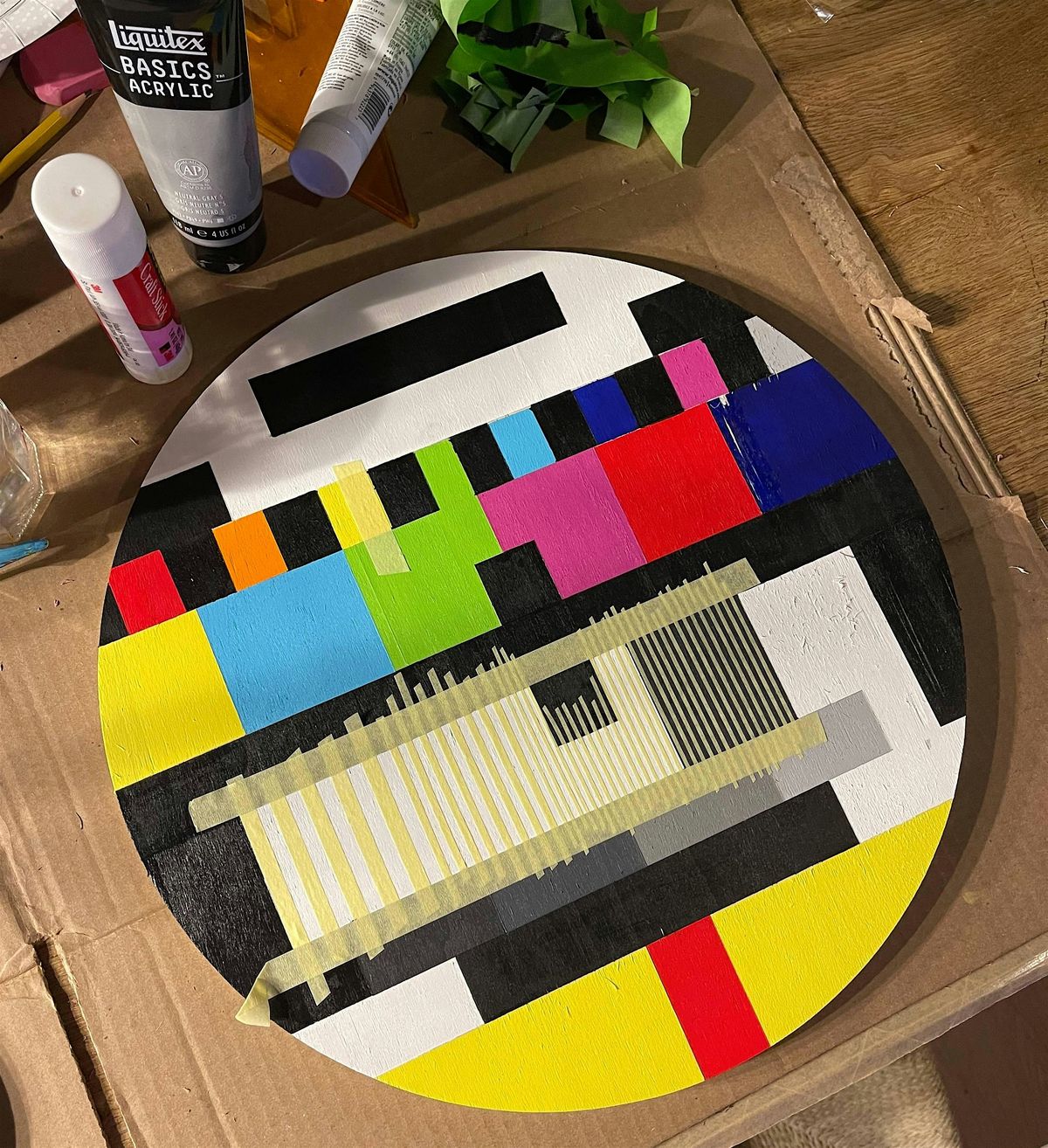 Create Geometric Shapes with Tape - Workshop