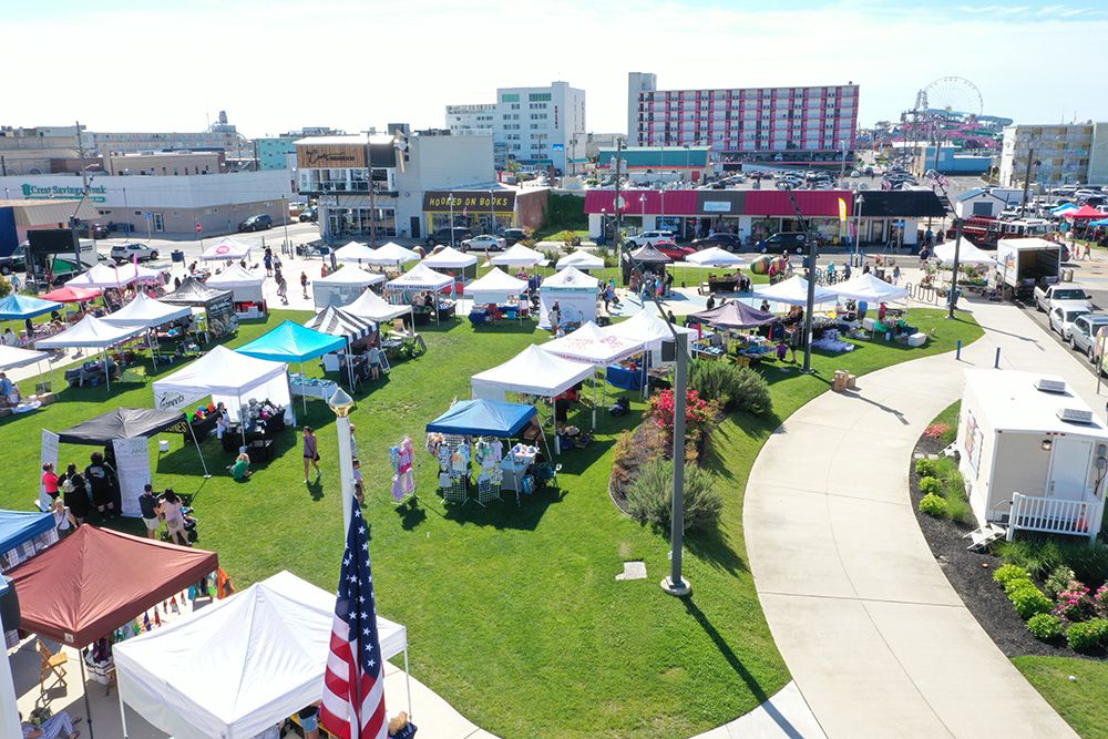 Downtown Wildwood Farmers Market Byrne Plaza, Wildwood, NJ July 6, 2024