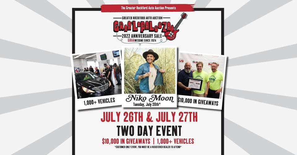 GRAAlapalooza Day 1 Greater Rockford Auto Auction July 26, 2022