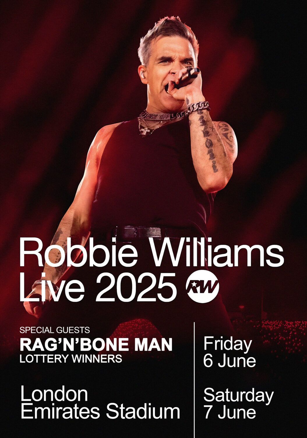 Robbie Williams at Barrowland Ballroom