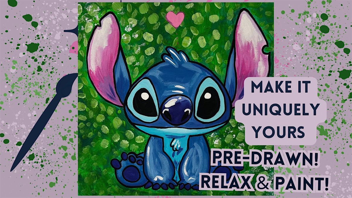 EichenPaint "Ohana\u201d (A PRE-DRAWN CANVAS) 12\/27 EichenPaint Studio