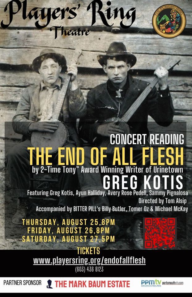 Music, Theater: 'The End of All Flesh - Concert Reading' at The