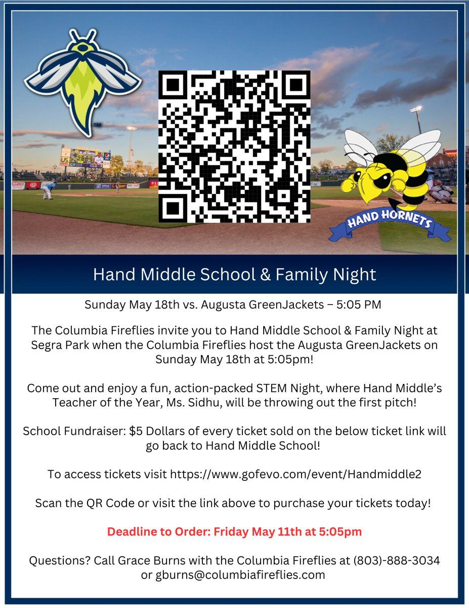 Columbia Fireflies vs. Augusta GreenJackets