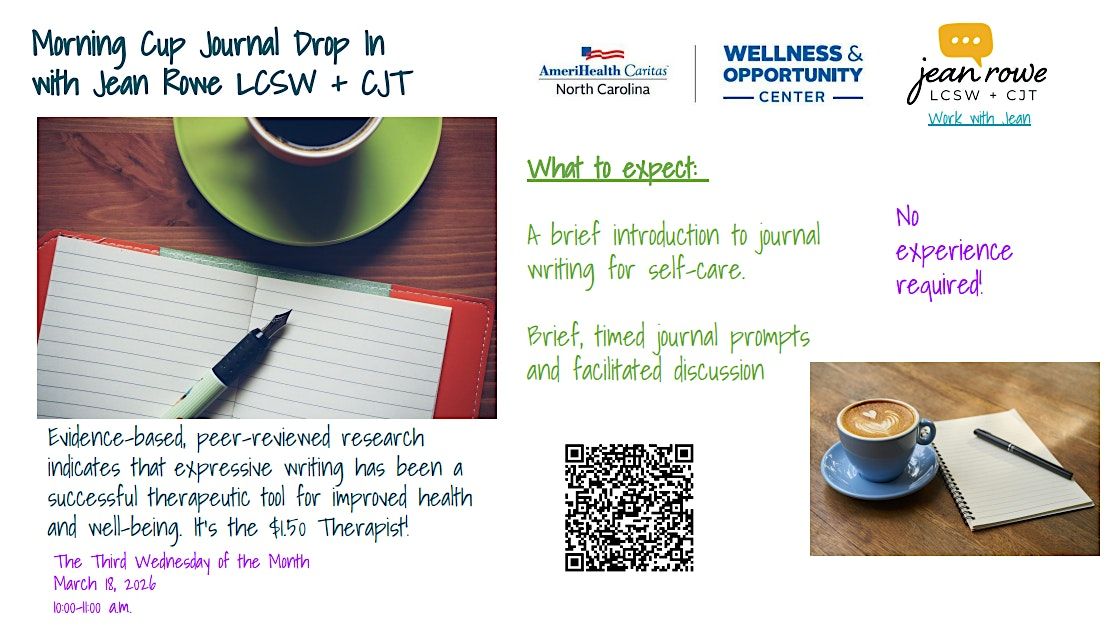 Therapeutic Journaling with Jean: A Morning Ritual (FREE)