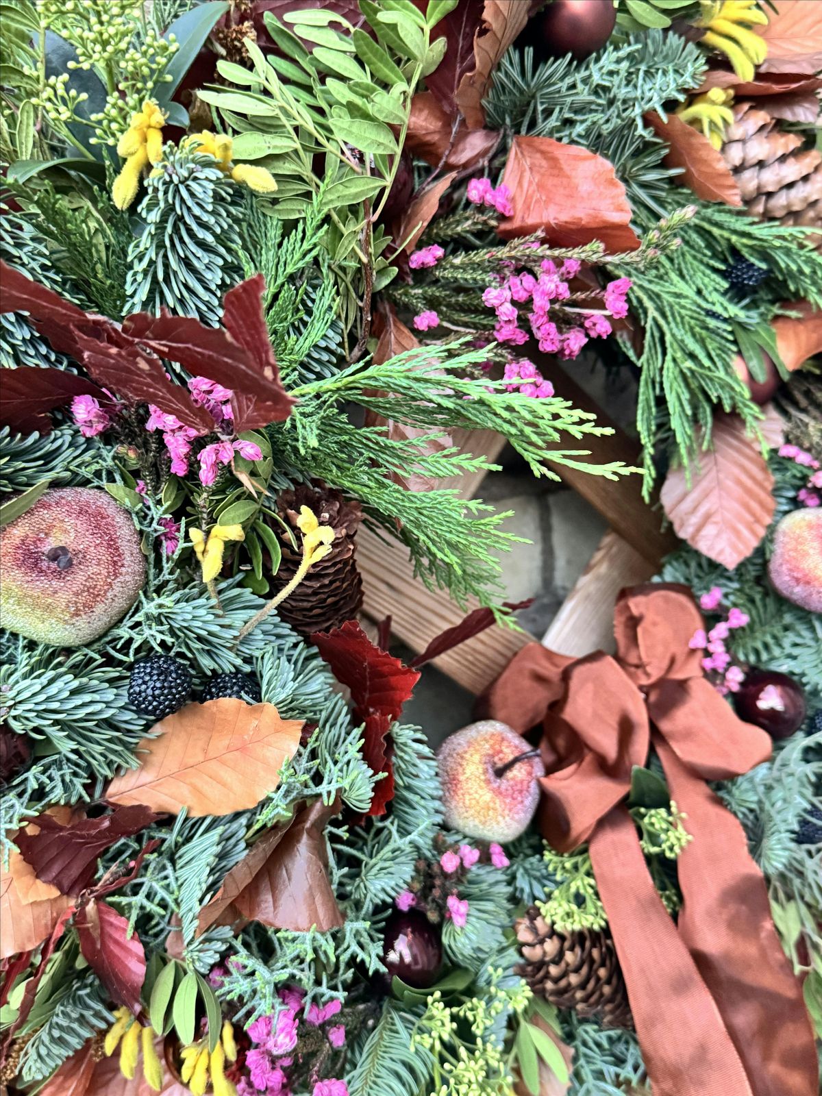 Wreath making workshop with Sips