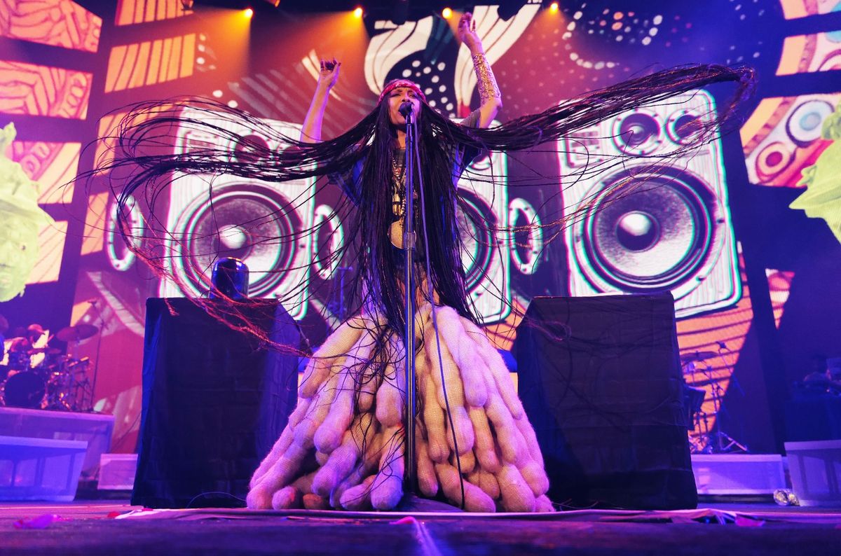 Erykah Badu at Pavilion at Toyota Music Factory
