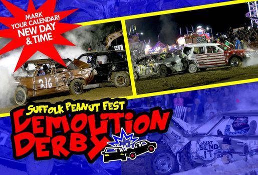 Suffolk Peanut Fest Demolition Derby Suffolk Executive Airport October 9 2021 Peanut Festival Demolition Derby 2022