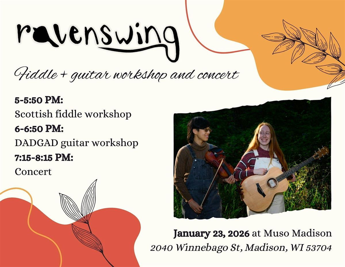 Muso Listening Room Series: Workshop and Concert with Ravenswing