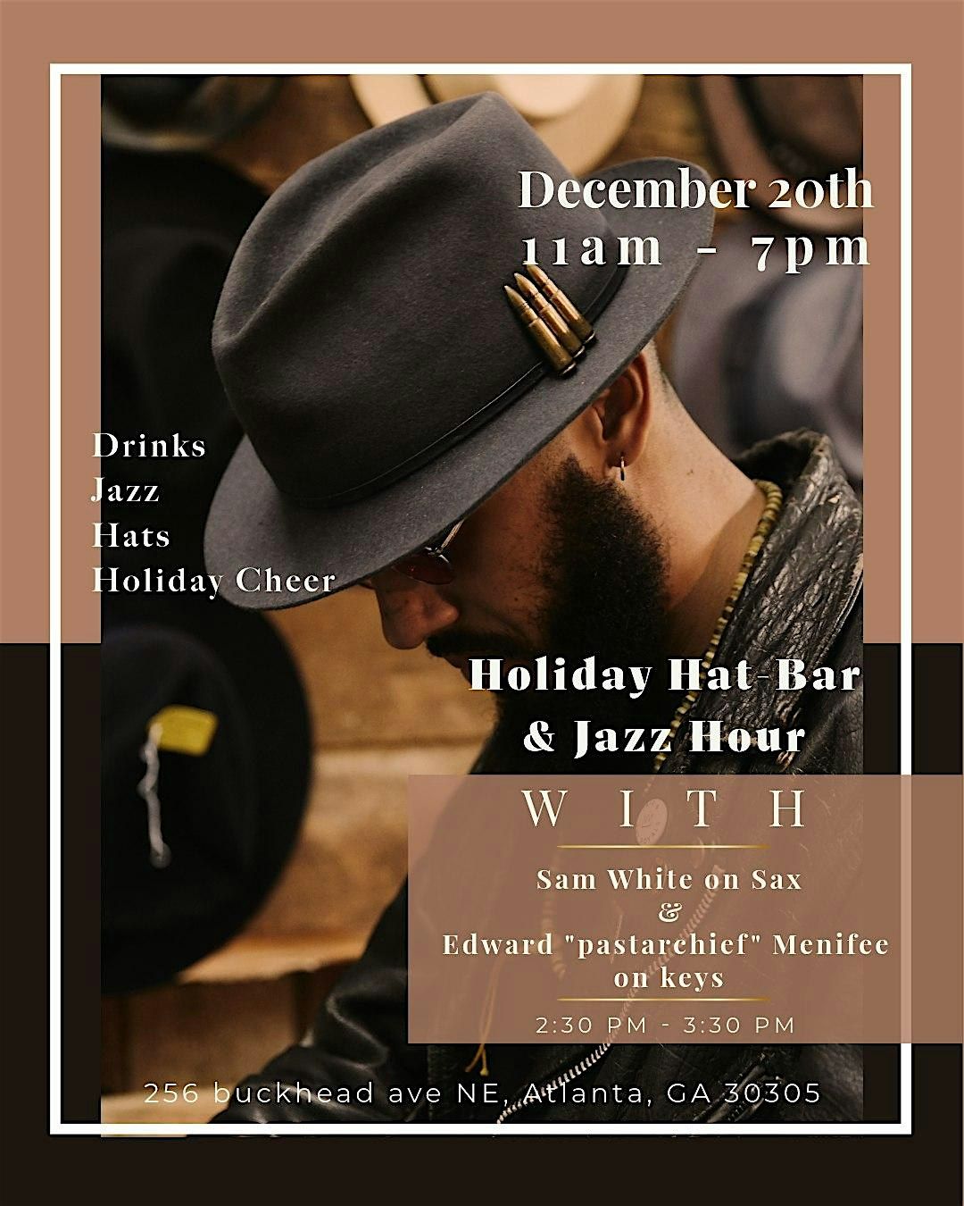 Holiday Hat-Bar & Jazz Hour @ B.M. Franklin & Co.