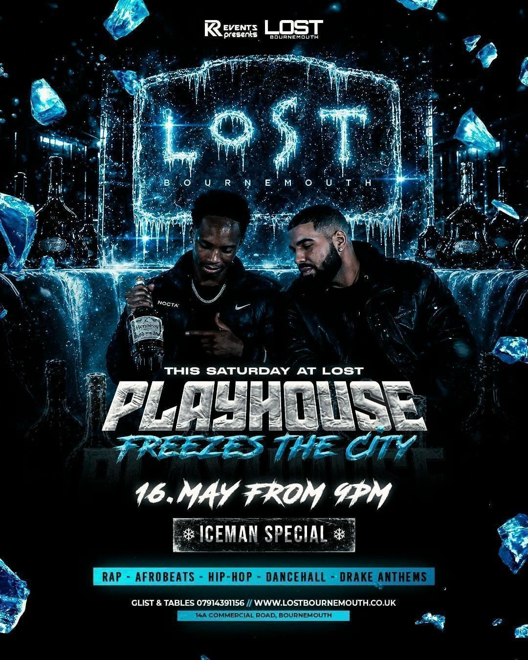 Playhouse Saturdays \ud83e\uddf8 \ud83e\uddca ICEMAN SPECIAL \ud83e\uddca @ Lost Bournemouth THE CITY FREEZES \ud83e\uddca