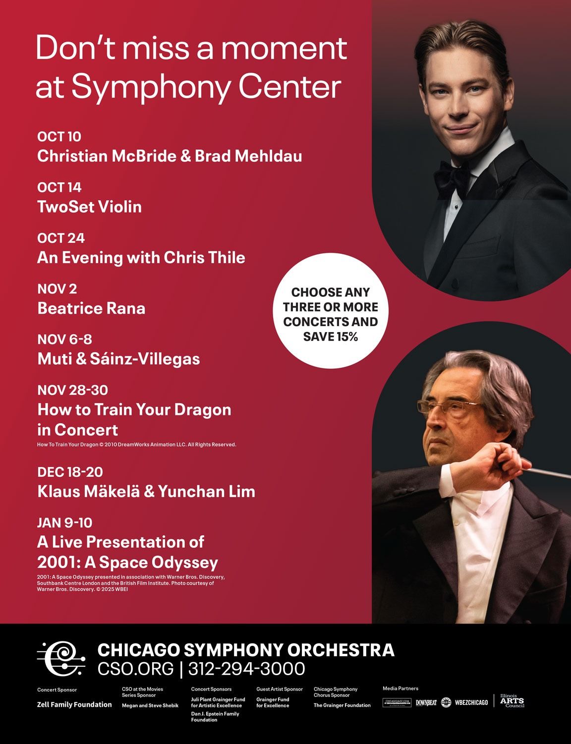 Chicago Symphony Orchestra - 2001 A Space Odyssey at Chicago Symphony Center