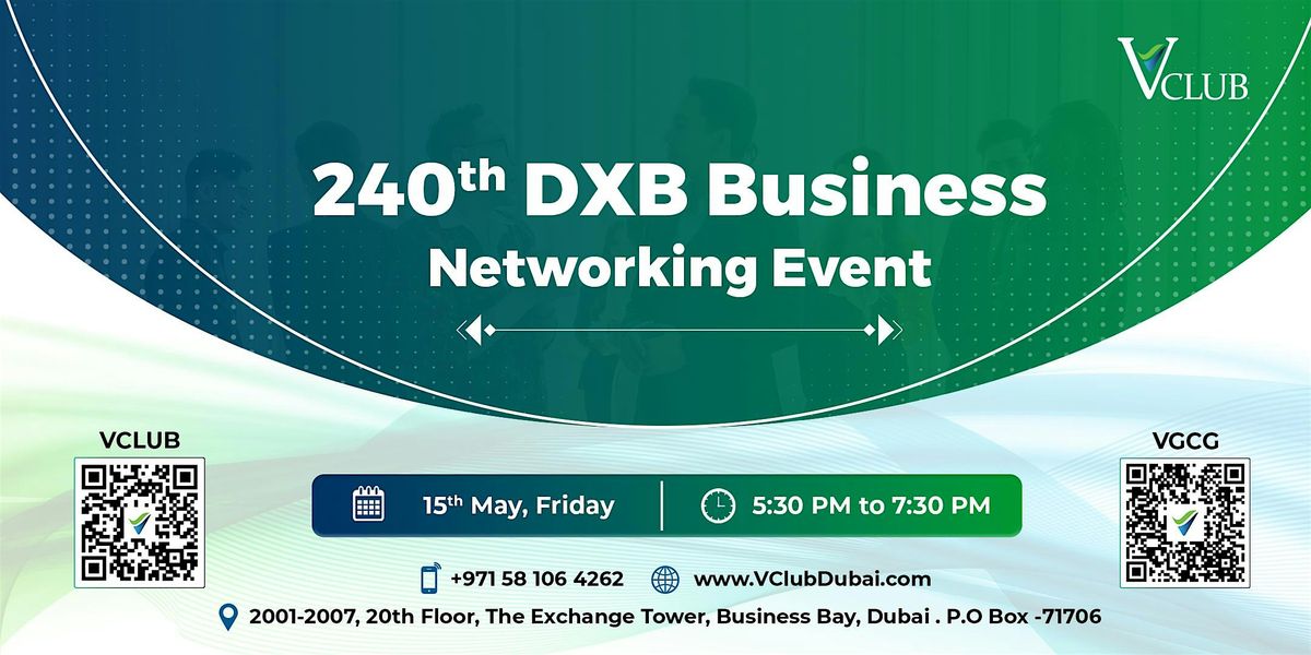 240th DXB_Business Networking Event