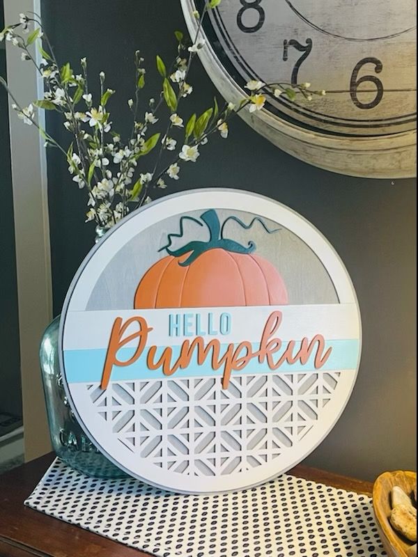 Hello Pumpkin Sign Class Mustard Seed Home Decor & More, Nampa, ID