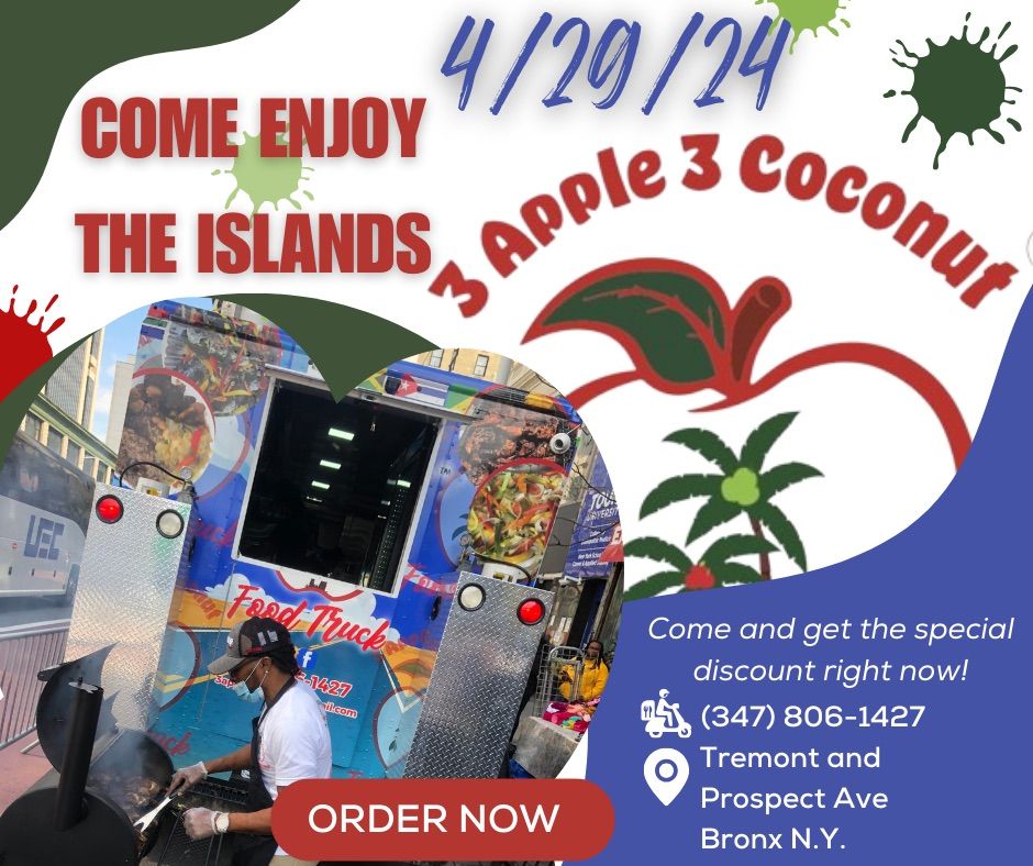 3 apple 3 coconut summer blend 1962 Prospect Ave Bronx, NY 10457