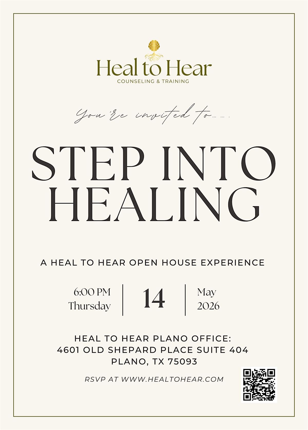 Step Into Healing: A Heal To Hear Open House Experience