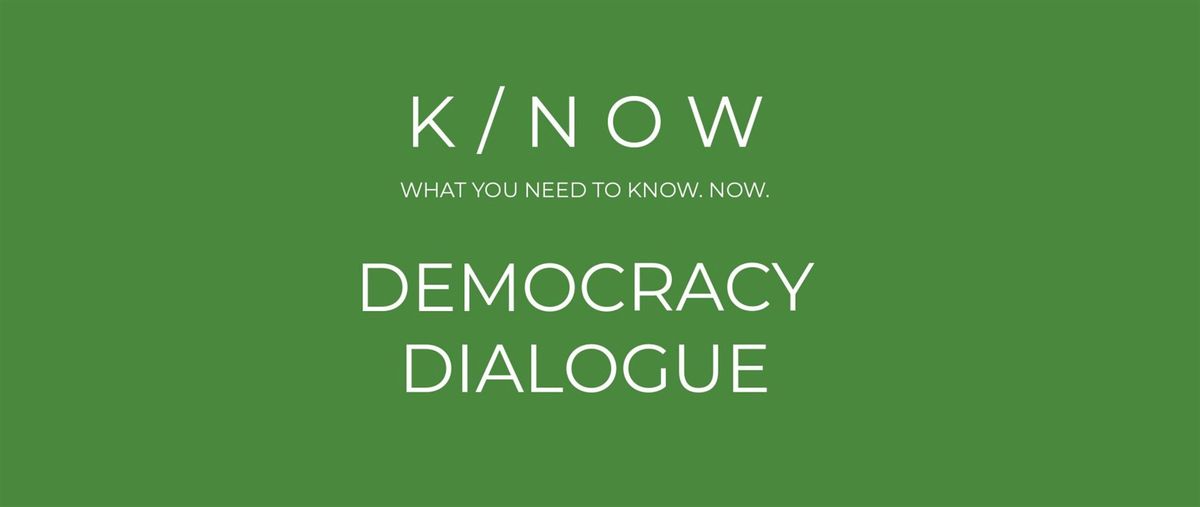 K\/NOW Dialogue: Ukraine's Surprise Pivot