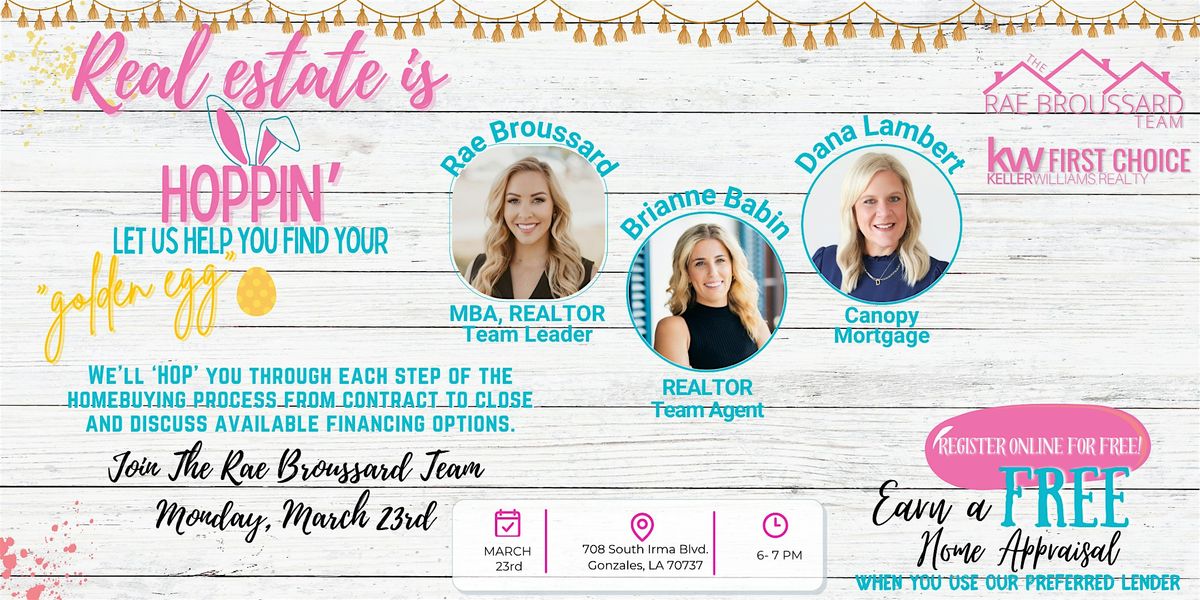 Real Estate is HOPPIN', find your "Golden Egg"